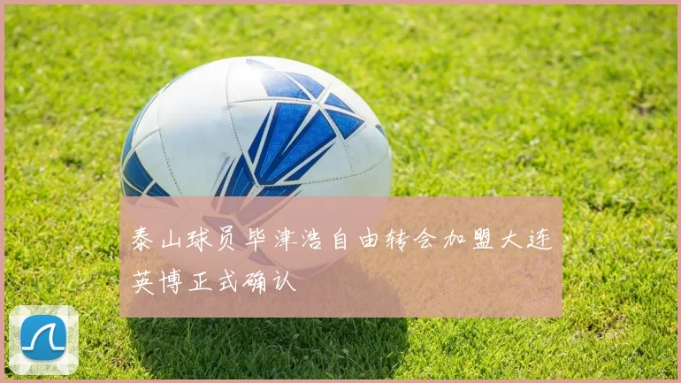 泰山球员毕津浩自由转会加盟大连英博正式确认
